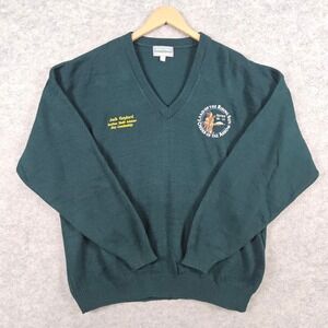 Vintage Andrew Rohan Edwards Order of the Arrow Sweater Men's Size‎ 2XL Green